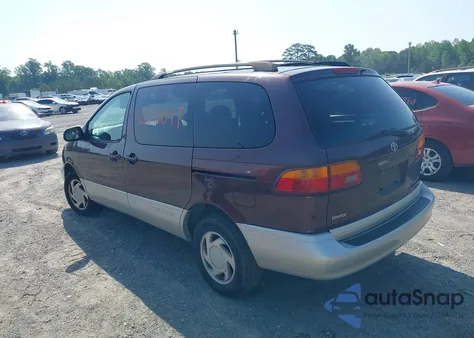 2000 Toyota Sienna Xle из США, поврежденный, VIN 4T3ZF13C1YU187368
